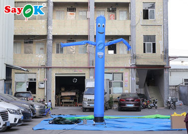 Ventilateur de danse de danse de danseur gonflable bleu de ciel du type 5m d'air/homme de la publicité