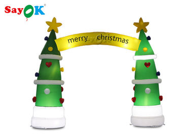 Voûte gonflable 4*3.2mH d'arbre de Noël de décorations de vacances de ROHS