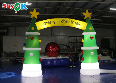 Voûte gonflable 4*3.2mH d'arbre de Noël de décorations de vacances de ROHS