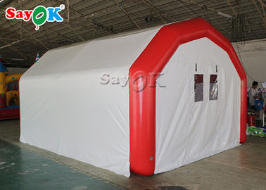Tente médicale gonflable de Polonais hôpital mobile hermétique gonflable de tente de grand pour placer les lits médicaux