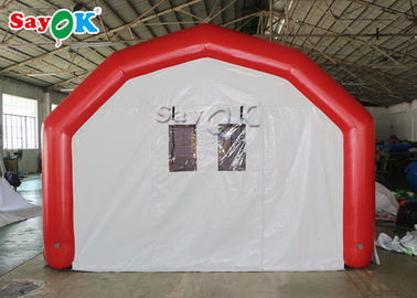 Tente médicale gonflable de Polonais hôpital mobile hermétique gonflable de tente de grand pour placer les lits médicaux