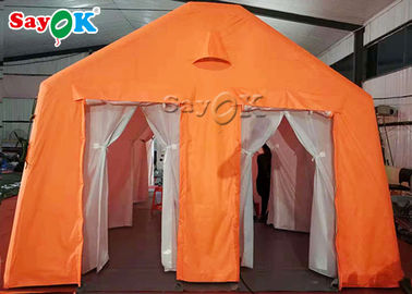 La tente gonflable de secours a rapidement construit la tente médicale mobile gonflable de quarantaine pour placer des patients