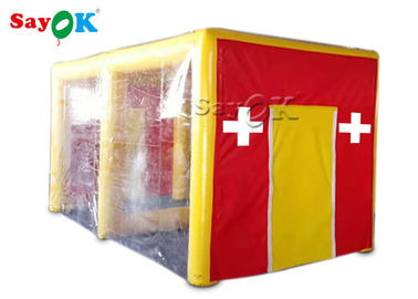 Abri médical gonflable imperméable de secours d'isolement de tente