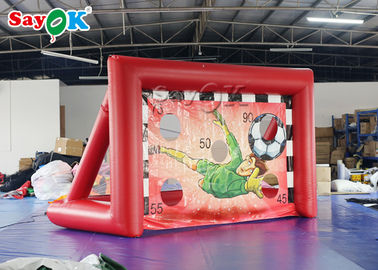 Jeux de sports de cour gonflable du football/cour gonflables portatifs football de Mini Inflatable Soccer Door Outdoor