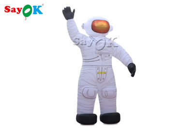 Des personnages de dessins animés gonflables en tissu d'Oxford 10m personnages de dessins animés d'astronautes gonflables avec souffleur d'air