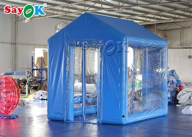 Tente médicale gonflable gonflable de la tente 3x2.5x3M Waterproof Anti Virus de cadre hermétique avec le compresseur