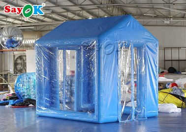 Tente médicale gonflable gonflable de la tente 3x2.5x3M Waterproof Anti Virus de cadre hermétique avec le compresseur