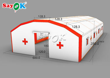 Coffre-fort et biens médicaux gonflables mobiles faits sur commande de tente de la Manche de désinfection de tente de tente gonflable d'air
