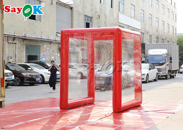 Tente médicale gonflable rouge extérieure 2x2x2.5mH de preuve de feu ou adapté aux besoins du client