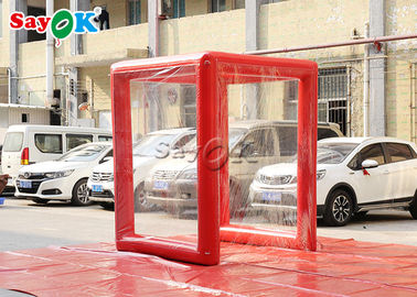 Tente médicale gonflable rouge extérieure 2x2x2.5mH de preuve de feu ou adapté aux besoins du client