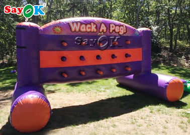 Wack gonflable des jeux de plein air 3.6*1.2*1.8M Inflatable Sports Games un jeu de mur de Peg Commercial Inflatable Whack A