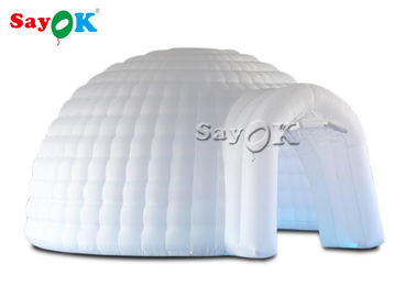 Tente gonflable d'air d'igloo blanc géant
