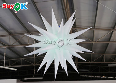 Accrocher blanc tient le premier rôle la décoration gonflable d'éclairage de 1.5m