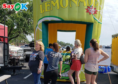 Tente gonflable mobile gonflable publicité limonade Standing Booth Promotion du bar à boissons