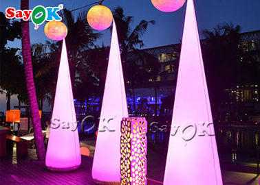 Cône gonflable décoratif de la partie LED pour l'événement extérieur et d'intérieur