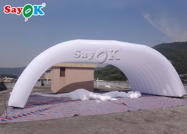 Tente campante gonflable double Shell Shape Stage Tent gonflable d'intérieur piquante