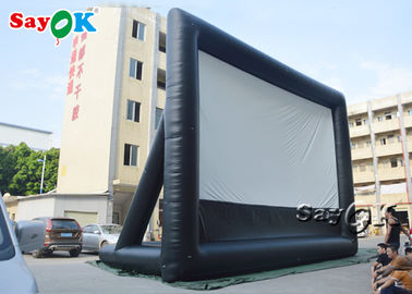 Cinéma gonflable de projecteur de cinéma d'école noire et blanche gonflable d'écran