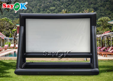 Impression gonflable de logo de projection arrière d'écran de cinéma d'arrière-cour gonflable de grand écran