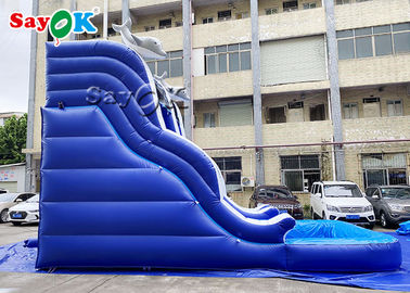 Glissière gonflable de piscine 7x4x5mH En plein air enfant Glissière gonflable d'escalade pour le divertissement