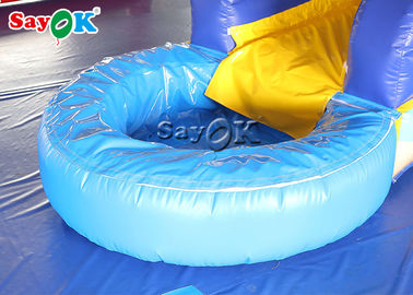 Slide gonflable humide à sec 9.3x2x3.5mH Glissière gonflable pour dauphins
