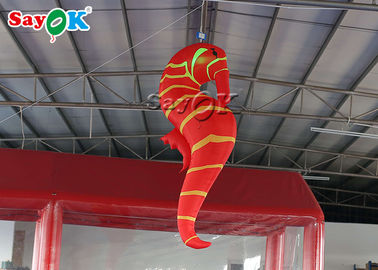 modèle gonflable léger d'hippocampe de 2m LED pour la décoration de festival