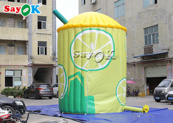 Tente gonflable gonflable de cabine de stand de limonade de la tente 3.5x5.3mH 0.4mm de travail pour l'affichage