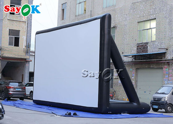 Écran gonflable de cinéma de projecteur de PVC de cinéma de la partie extérieure gonflable 9m d'écran