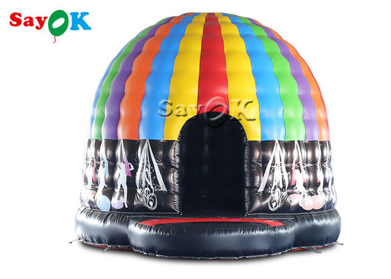 La tente gonflable 5x4x3.5mH de rebond de voix a mené la tente gonflable de dôme de disco pour l'événement de soirée dansante de musique