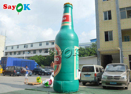 Modèle gonflable de bouteille de vin de bière de la publicité faite sur commande de PVC
