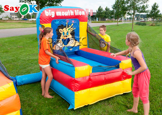 Jeux gonflables gonflables de sports de cage d'ouate en feuille de base-ball de terrain de jeu d'enfants de jeu de boule