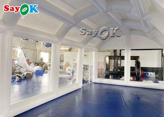 Tente gonflable sur mesure pour la fête de la piscine Tente aérienne étanche au PVC Tente de couverture gonflable de la piscine
