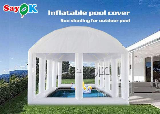 Tente gonflable hermétique de couverture de piscine de PVC de coutume de tente d'air de piscine de partie