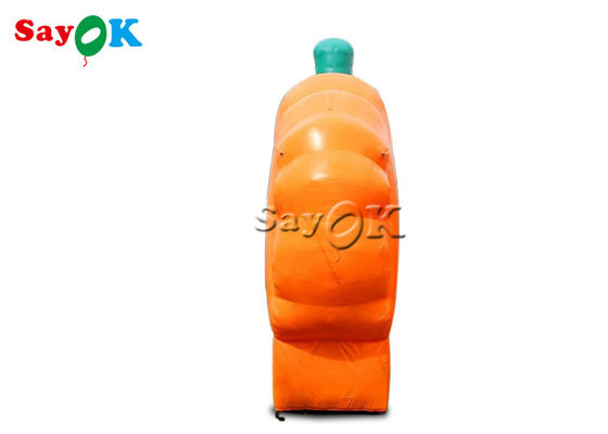 Voûte gonflable de voûte de Halloween d'événement orange gonflable fait sur commande de potiron pour le supermarché