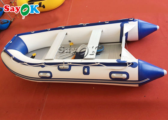 Personne gonflable bleue thermoscellée du bateau 2 d'explosion d'amusement de l'eau de bateaux de PVC
