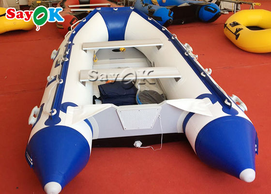 Personne gonflable bleue thermoscellée du bateau 2 d'explosion d'amusement de l'eau de bateaux de PVC