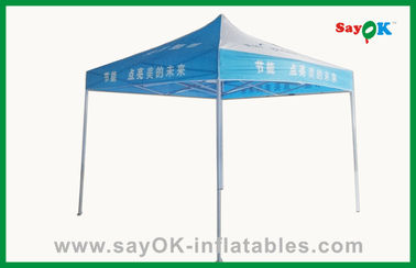 Tente d'acier de Logo Printing Folding Tent Commercial de tente d'auvent/en aluminium pliable de cadre