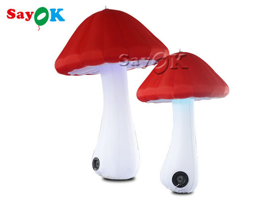 Modèle gonflable rouge For Advertising de champignon de 2m Oxford