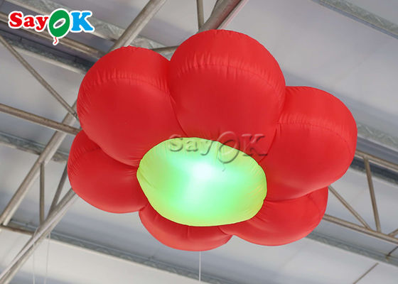 Fleur 190T de allumage gonflable artificielle faite sur commande de 1.5m 2m