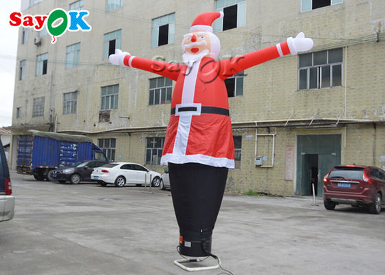 Babiole de ondulation farfelue gonflable d'homme de tube annonçant le danseur gonflable d'air de Noël 10m