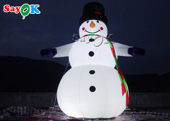La LED allume le bonhomme de neige gonflable de Noël pour la décoration de yard