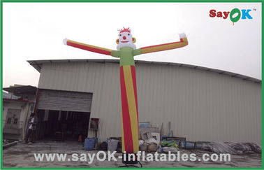 Homme gonflable coloré gonflable d'Advertising Inflatable Wave de danseur d'air de l'homme de publicité 6m