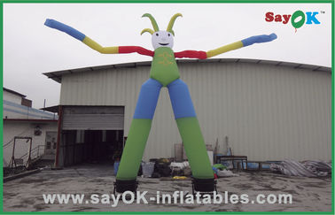 Danseur d'air d'homme de tube/homme de publicité gonflables faits sur commande de ondulation farfelus gonflables de vague avec deux jambes