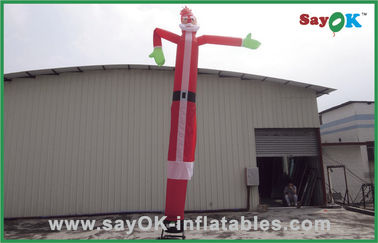 Danseur Inflatable Products d'air du ventilateur 750w de Rental Christmas Santa 6m de danseur d'air