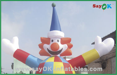 Homme de publicité gonflable de danse de tube de Style Arm Flailing de clown avec le ventilateur 750w