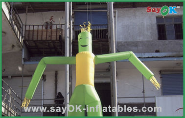 Homme farfelu gonflable de danse de tube de Guy Green Dancing Man Balloon d'air pour la publicité