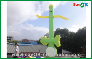 Gonflable farfelu ondulant Tube homme flèche forme sauter publicité homme 750W ventilateur produit gonflable personnalisé