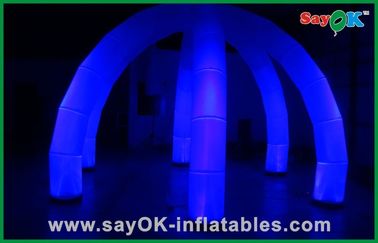 Décoration gonflable d'éclairage de tente d'araignées de la publicité avec la LED