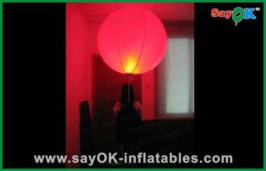 Décoration gonflable d'éclairage d'événement de ballon de sac à dos pour annoncer le diamètre de 0.8m