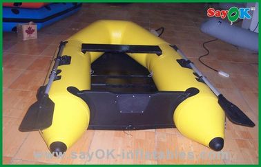 Bateaux gonflables adaptés aux besoins du client thermoscellés de PVC de 0.9MM, bateau gonflable rigide