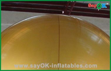 Ballon gonflable d'hélium de couleur d'or pour la taille extérieure de l'événement 6m d'exposition